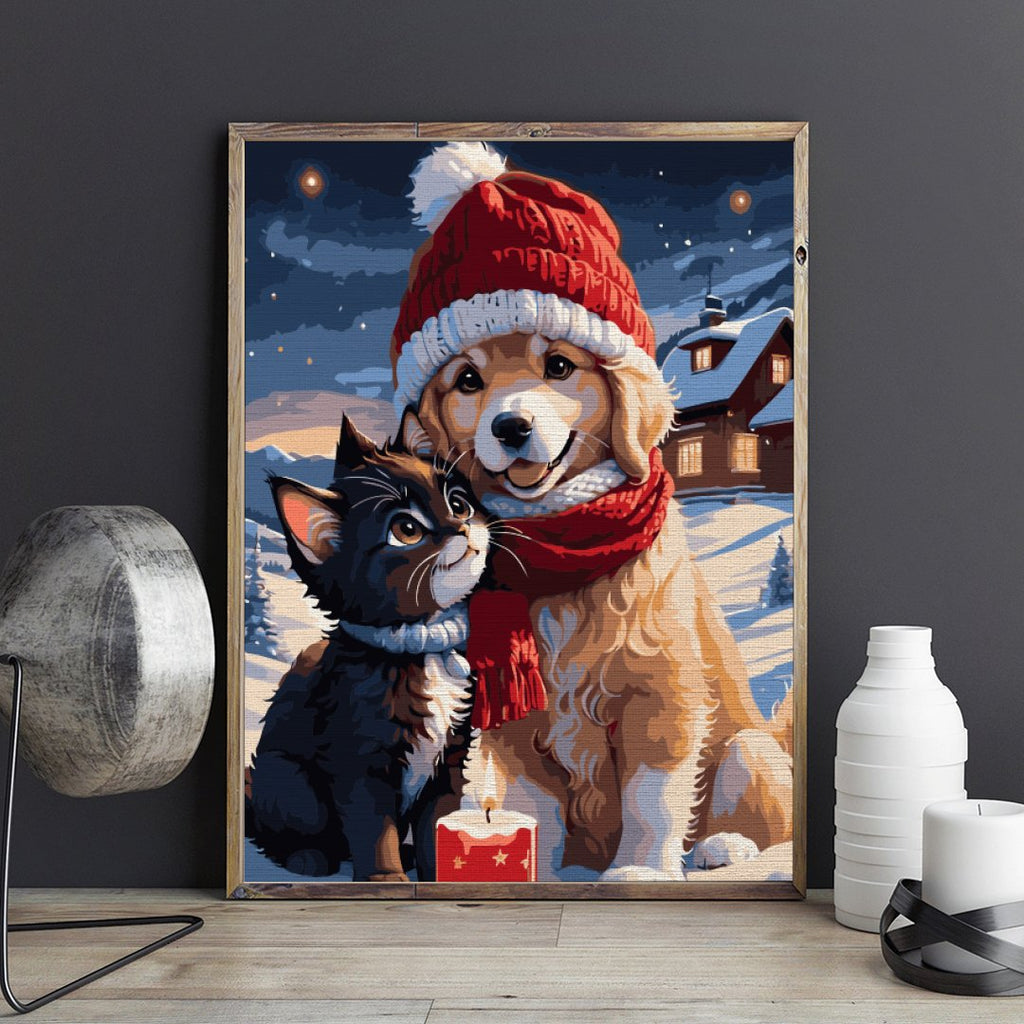 Prietenie de poveste (Wonderful friendship) - Pictură pe numere - Pictorul Fericit