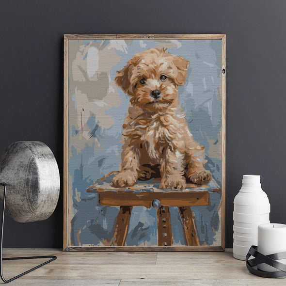 Pufoșenie - Pictură pe numere - Pictorul Fericit