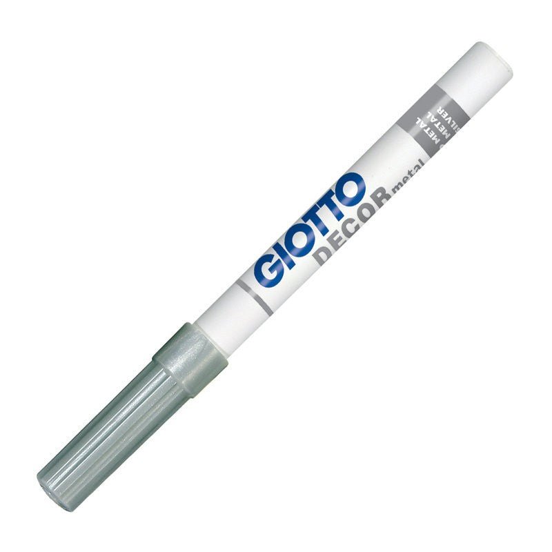 Set 5 markere metalice Giotto, multisuprafețe, cerneală netoxică pe bază de apă - Pictorul Fericit
