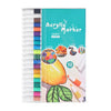 Set 60 de markere acrilice Bliibee,  vârf rotund 1 mm, netoxice