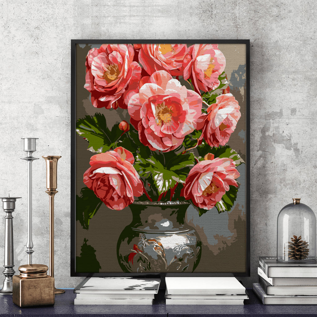 Simfonie Florală - Pictură pe numere - Pictorul Fericit