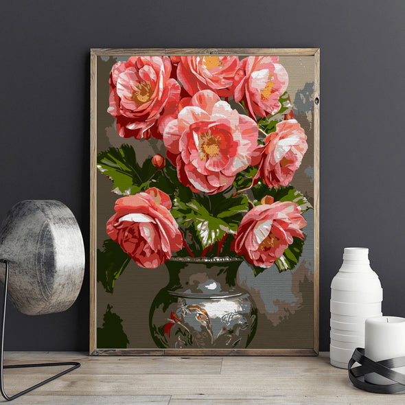 Simfonie Florală - Pictură pe numere - Pictorul Fericit