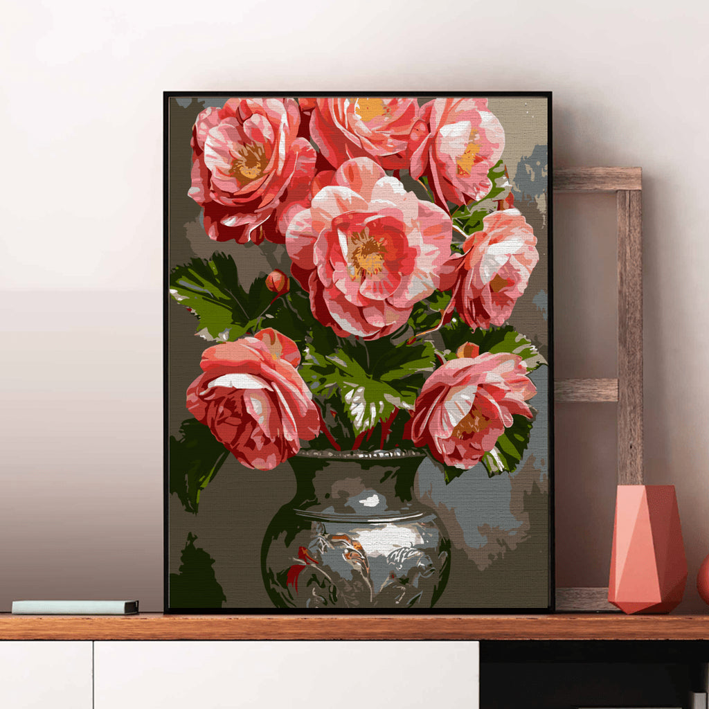Simfonie Florală - Pictură pe numere - Pictorul Fericit