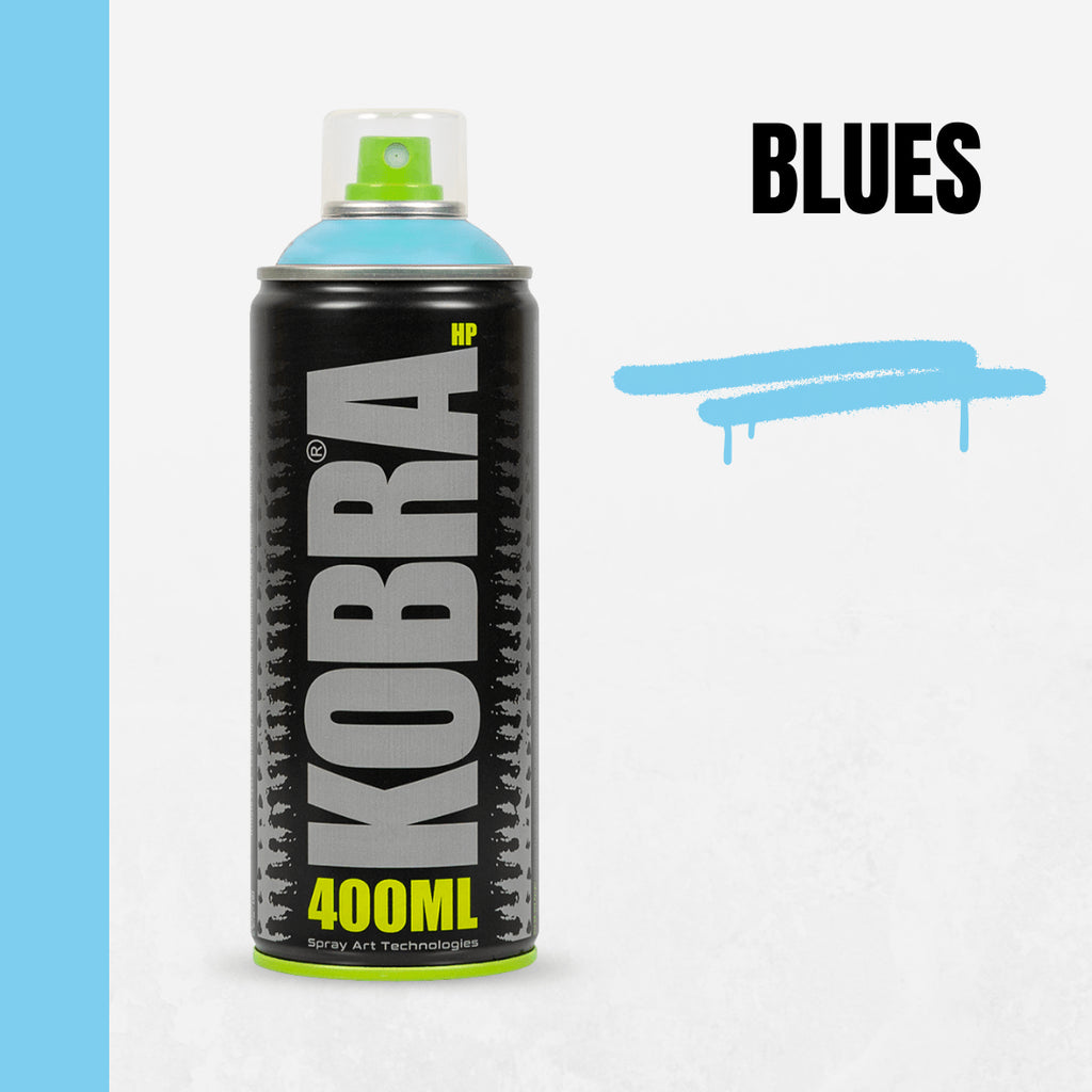 Spray graffiti acrilic profesional, Kobra HP, uscare rapida, 400 ml diverse culori - Pictorul Fericit