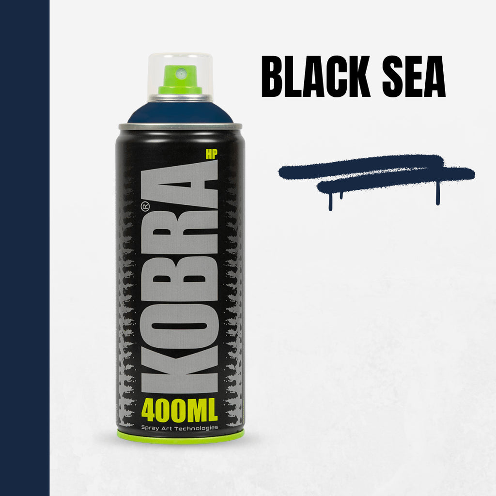 Spray graffiti acrilic profesional, Kobra HP, uscare rapida, 400 ml diverse culori - Pictorul Fericit