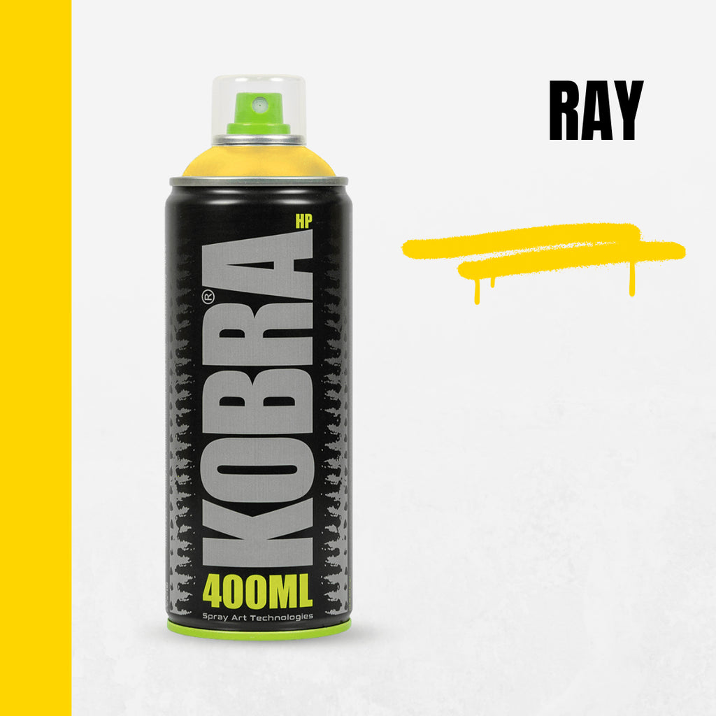 Spray graffiti acrilic profesional, Kobra HP, uscare rapida, 400 ml diverse culori - Pictorul Fericit