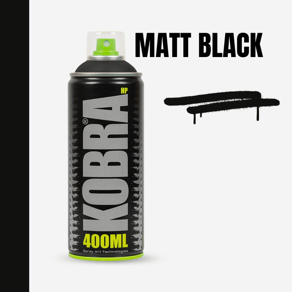 Spray graffiti acrilic profesional, Kobra HP, uscare rapida, 400 ml diverse culori - Pictorul Fericit