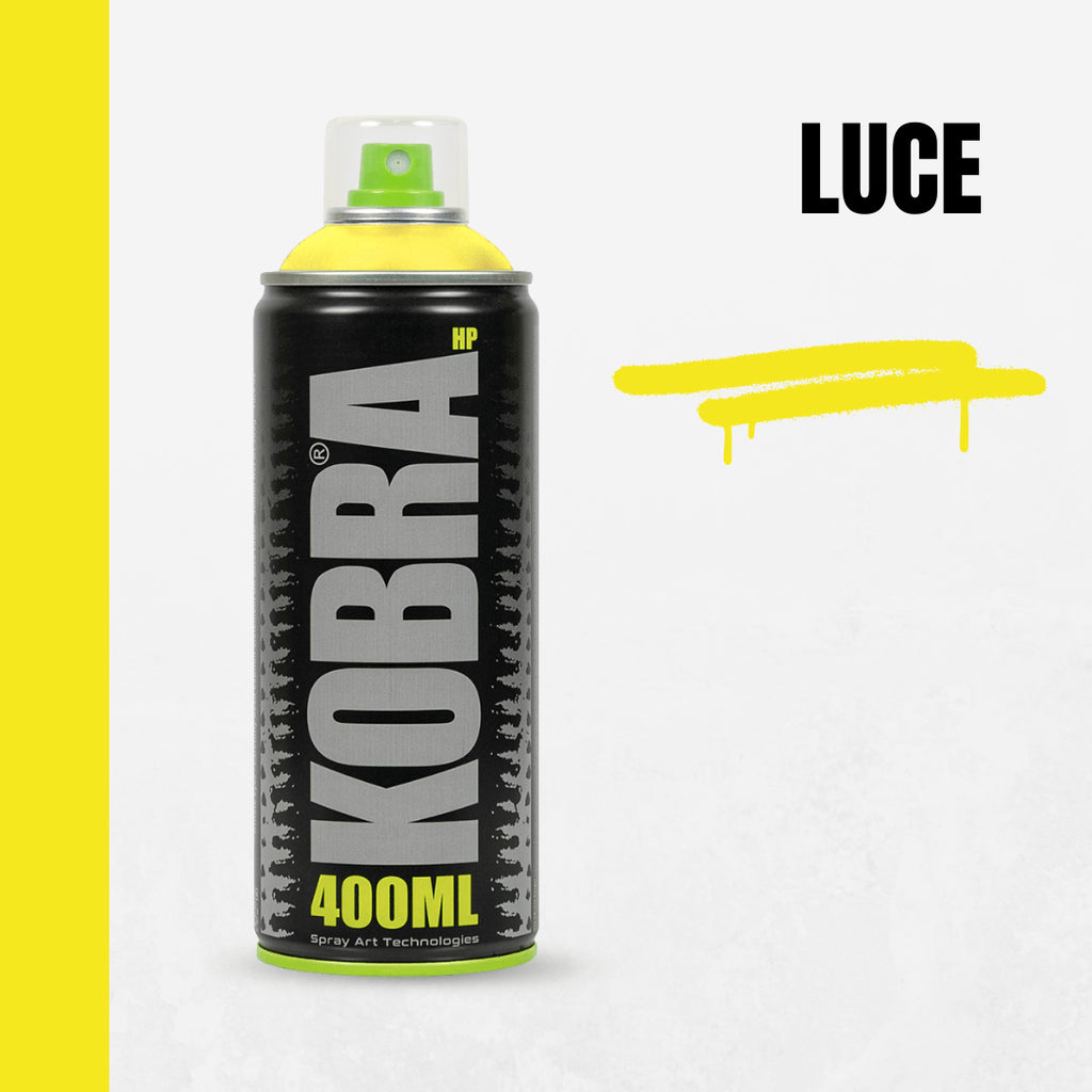 Spray graffiti acrilic profesional, Kobra HP, uscare rapidă, 400 ml diverse culori - Pictorul Fericit