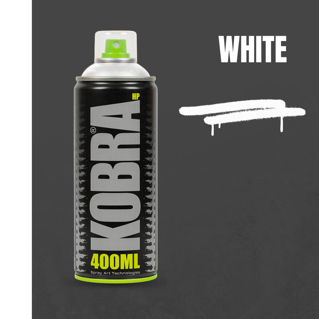 Spray graffiti acrilic profesional, Kobra HP, uscare rapida, 400 ml diverse culori - Pictorul Fericit