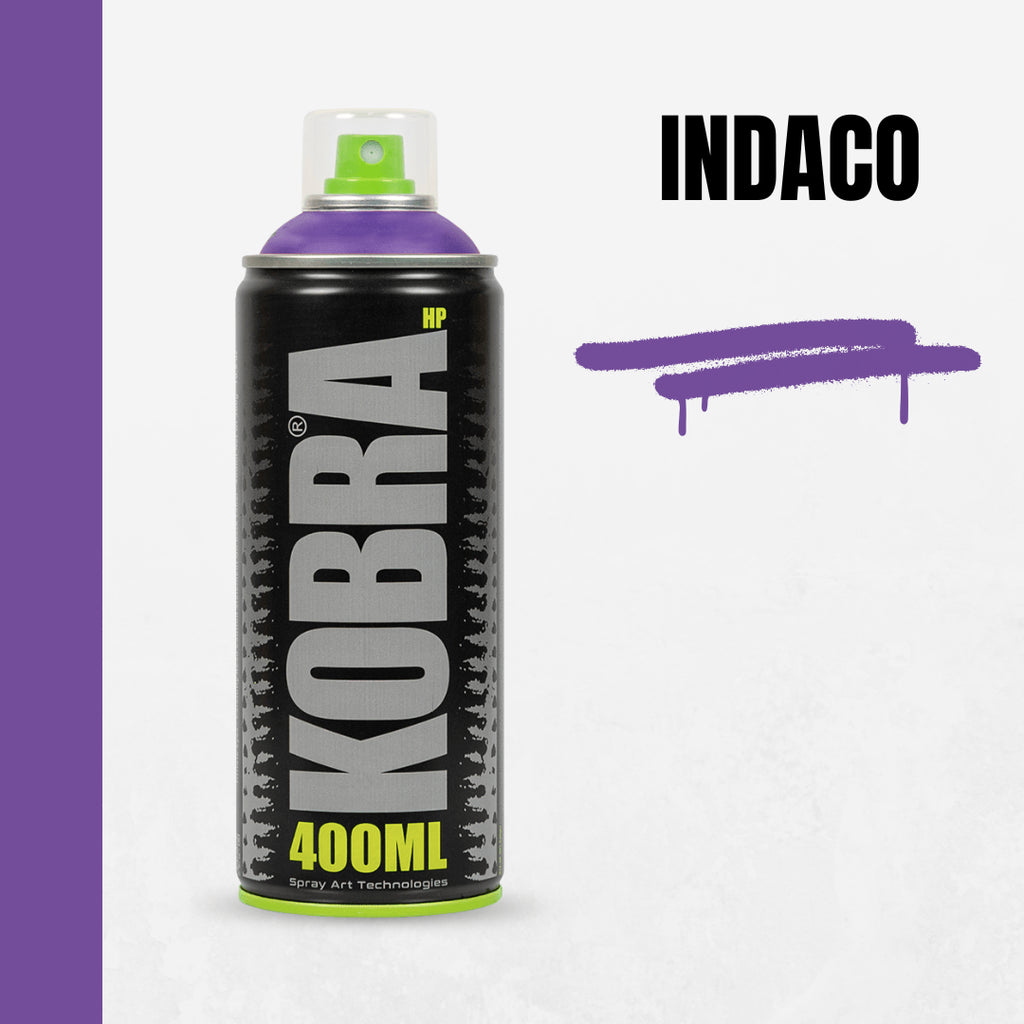 Spray graffiti acrilic profesional, Kobra HP, uscare rapida, 400 ml diverse culori - Pictorul Fericit