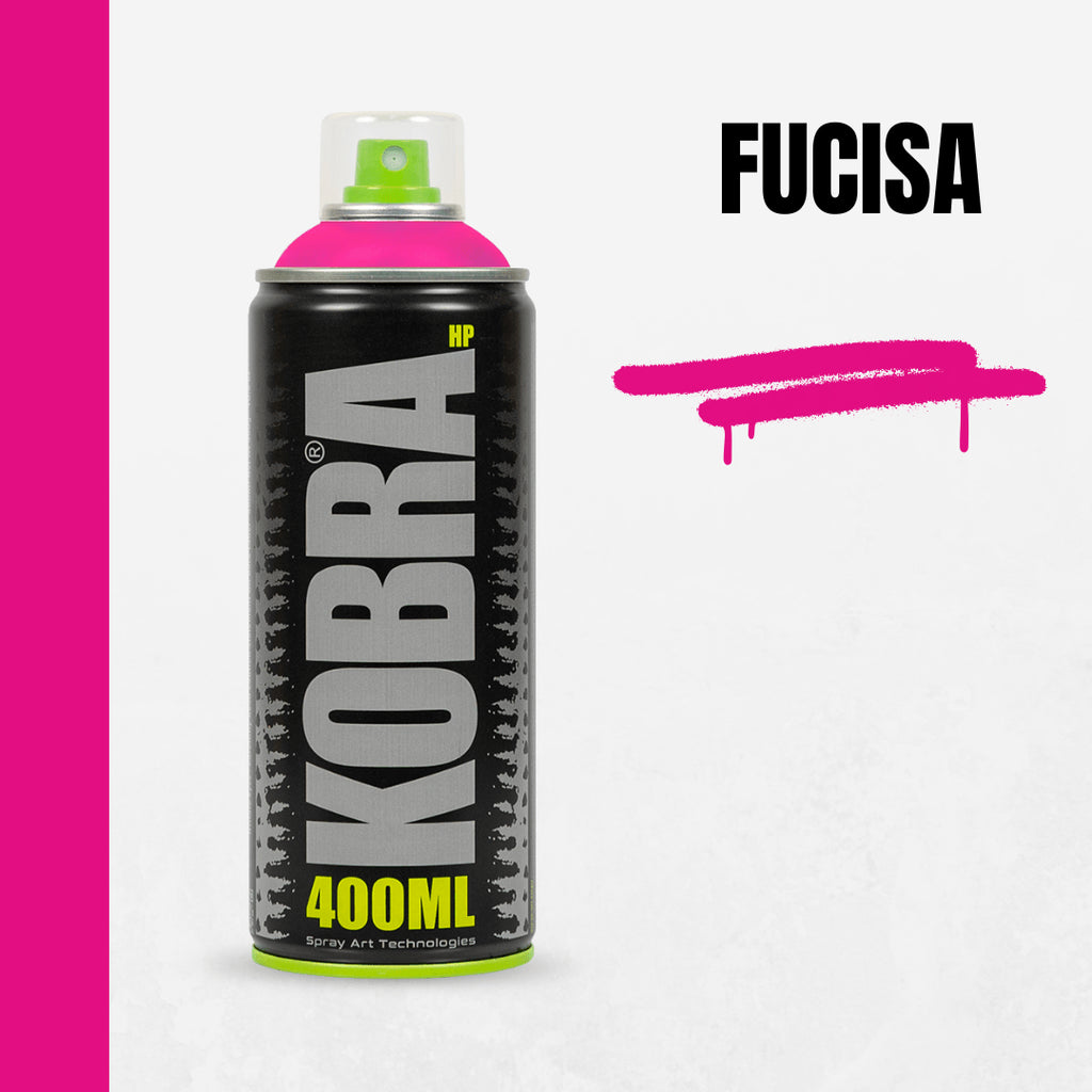 Spray graffiti acrilic profesional, Kobra HP, uscare rapida, 400 ml diverse culori - Pictorul Fericit