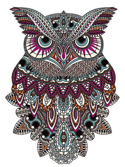 Bufnița măiastră - Puzzle din lemn