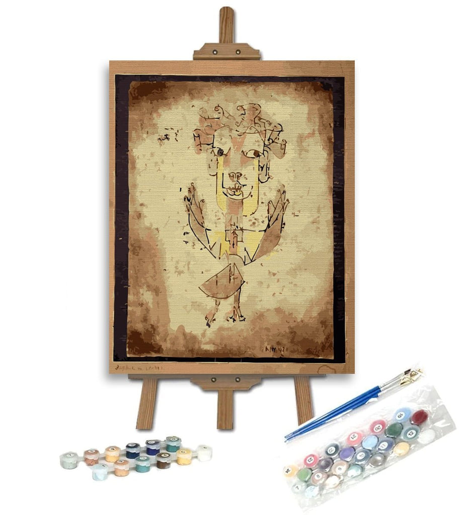 Abstract angel (Angelus Novus) - Pictură pe numere - Pictorul Fericit