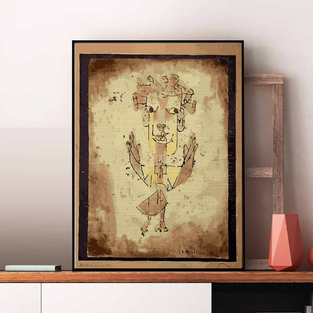 Abstract angel (Angelus Novus) - Pictură pe numere - Pictorul Fericit