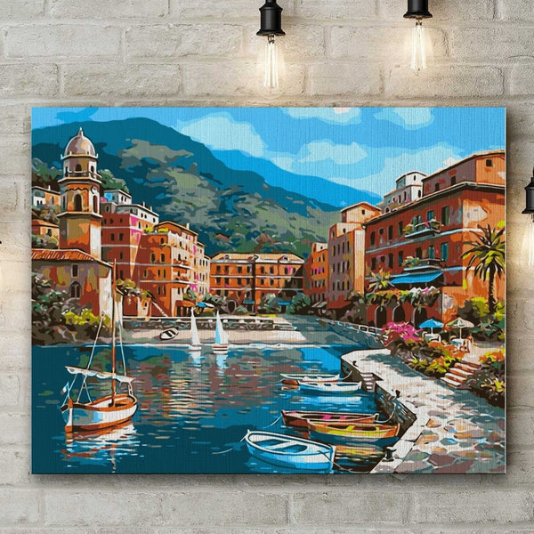 Ascona - Pictură pe numere - Pictorul Fericit