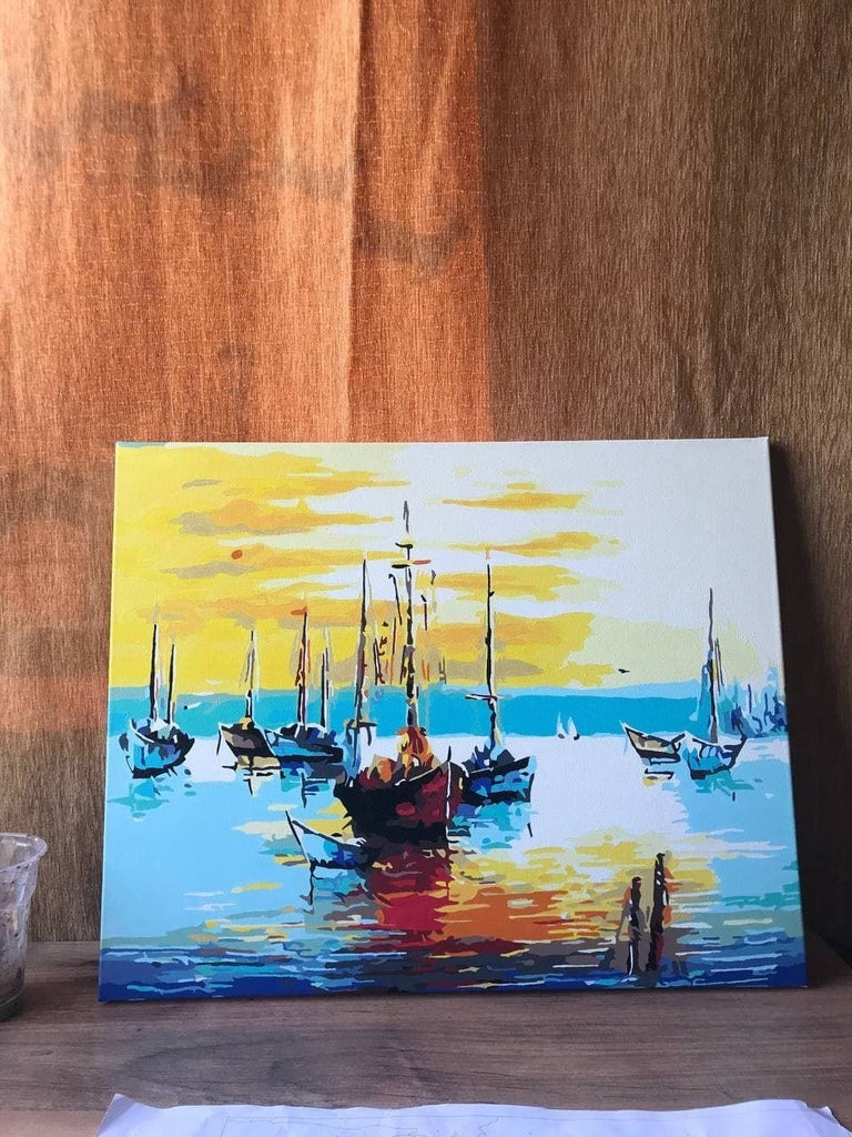 Beyond the horizon - Pictură pe numere - Pictorul Fericit