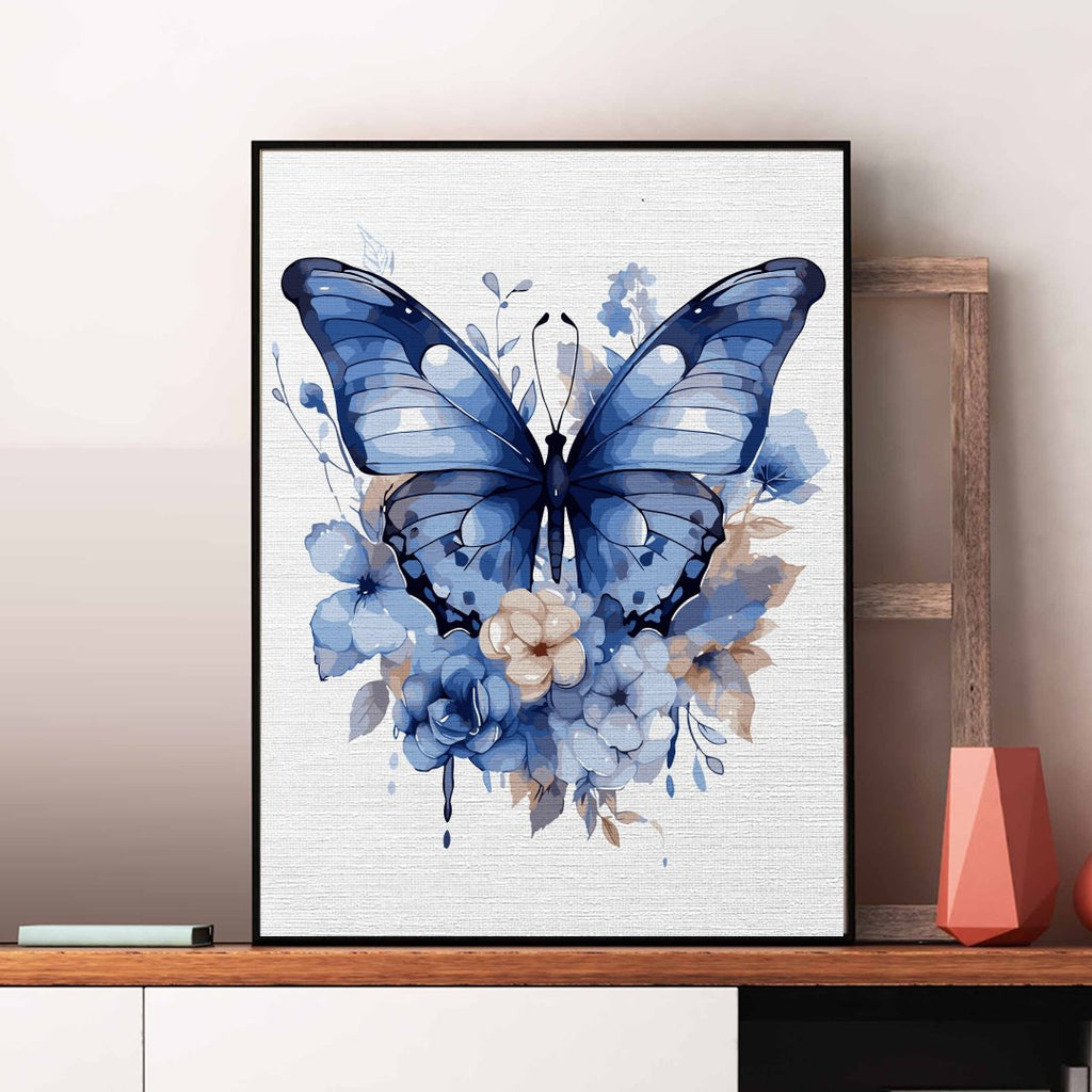 Bloomed Wings - Pictură pe numere - Pictorul Fericit