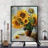 Blooming Sunflowers - Pictură pe numere