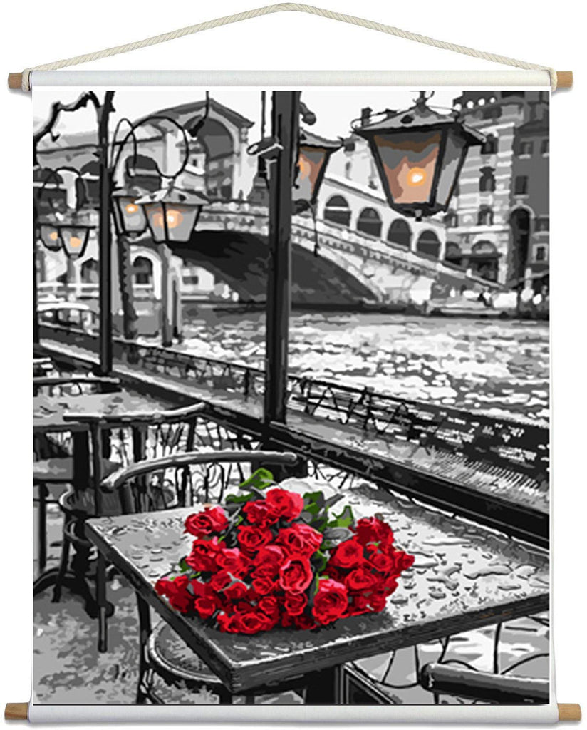 Bouquet of Roses - Pictură pe numere - Pictorul Fericit