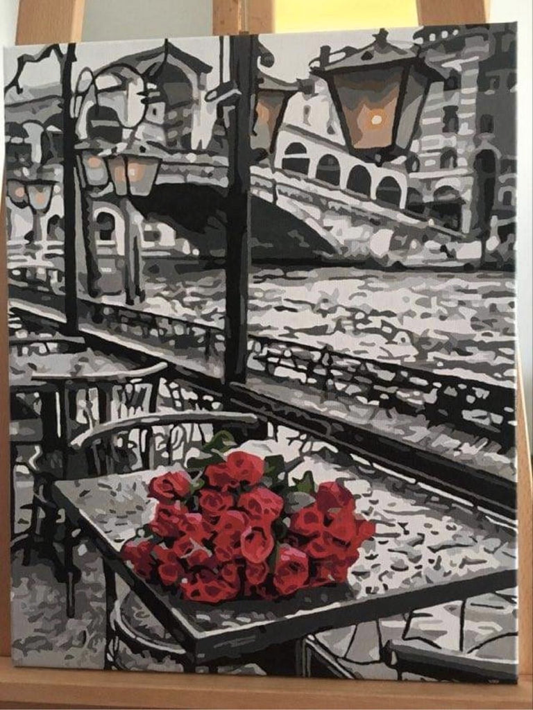 Bouquet of Roses - Pictură pe numere - Pictorul Fericit