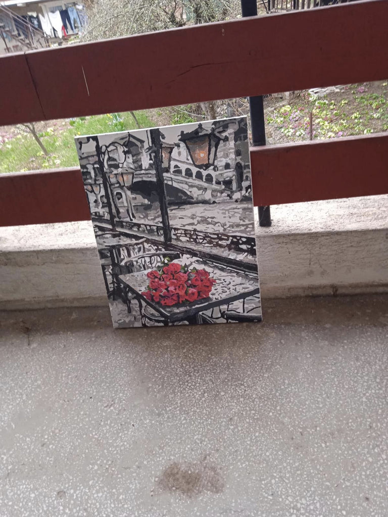 Bouquet of Roses - Pictură pe numere - Pictorul Fericit
