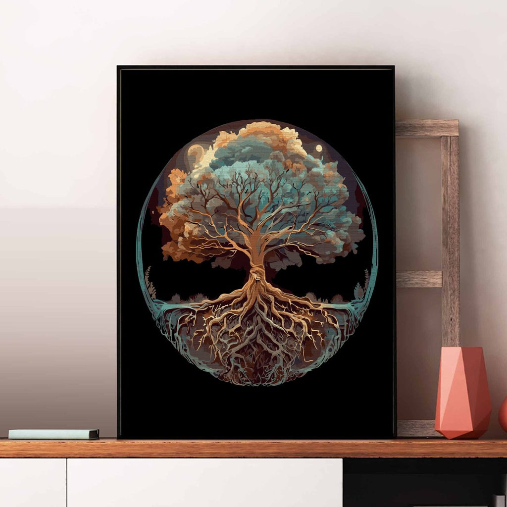 Celestial Connection - Pictură pe numere - Pictorul Fericit