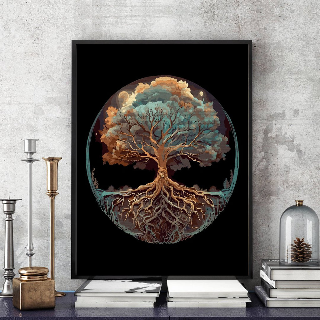 Celestial Connection - Pictură pe numere - Pictorul Fericit