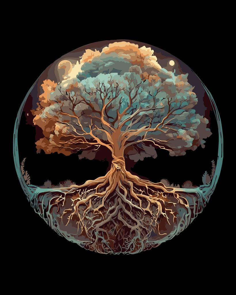 Celestial Connection - Pictură pe numere - Pictorul Fericit