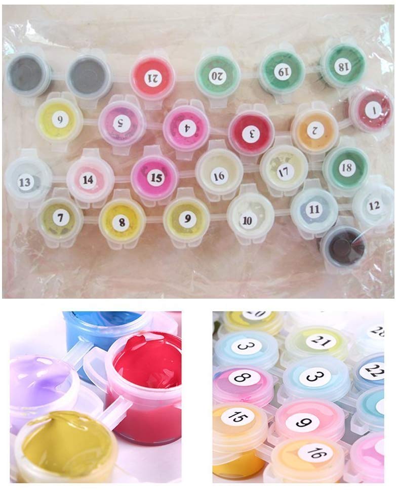 Classic Vase of Flowers - Pictură pe numere - Pictorul Fericit