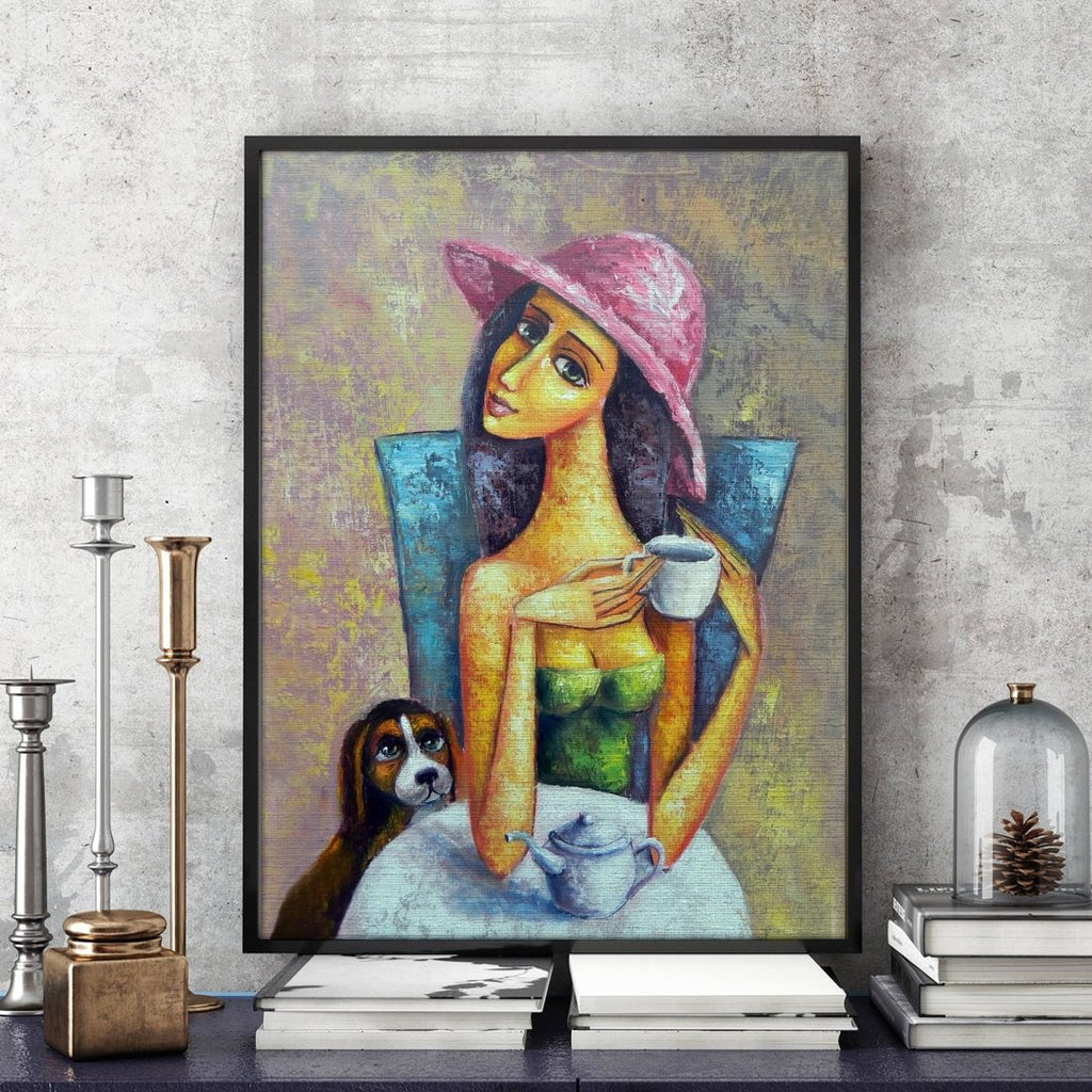 Coffee break - Pictură pe numere - Pictorul Fericit