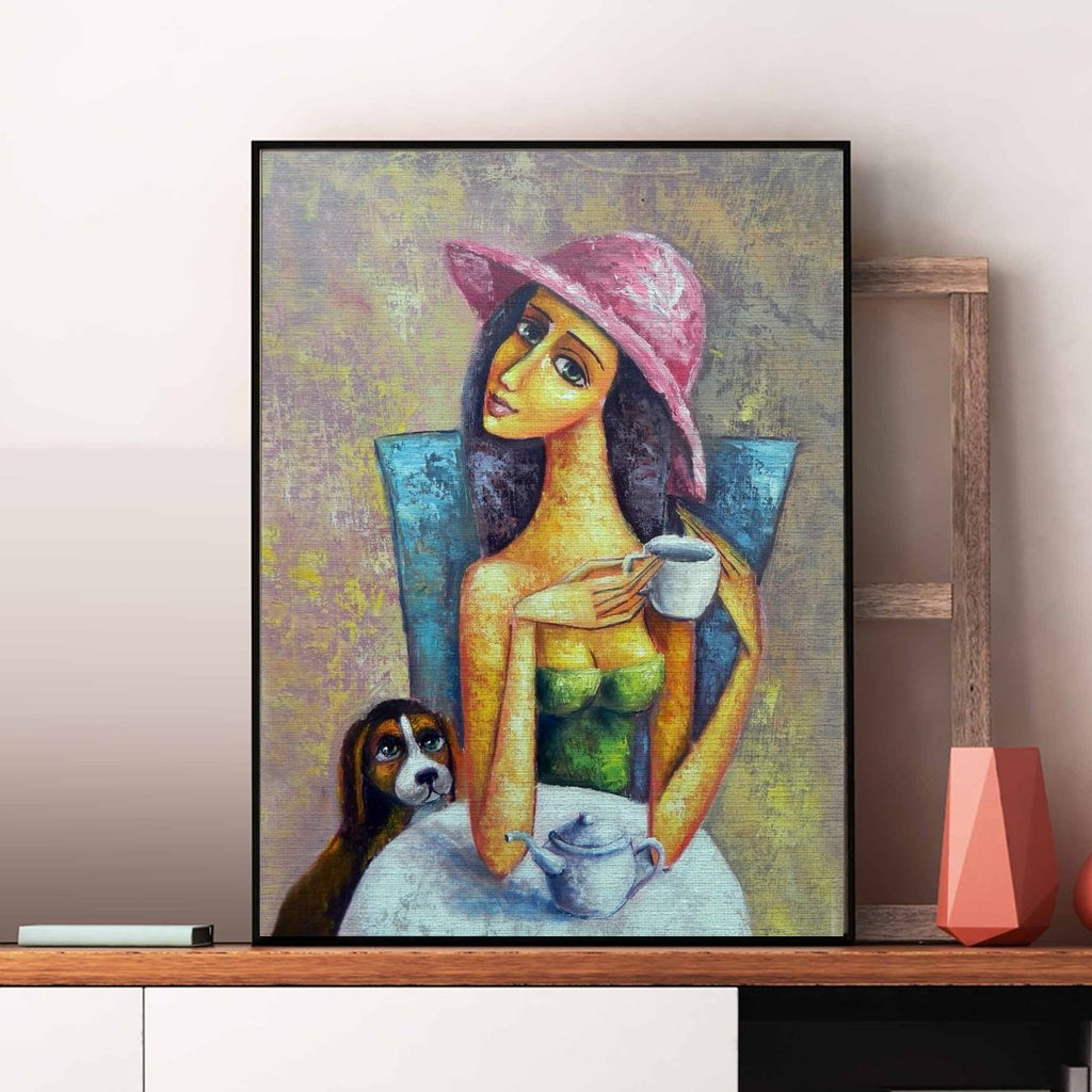 Coffee break - Pictură pe numere - Pictorul Fericit