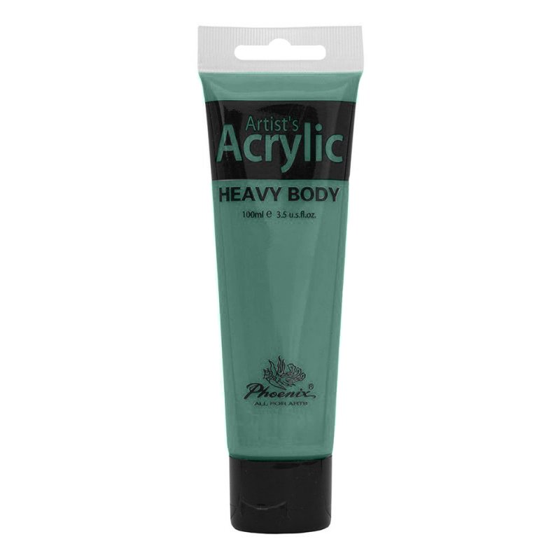 Culoare acrilică, bază de rășină acrilică, pentru începători, uscare rapidă, 100 ml, Phoenix - Pictorul Fericit