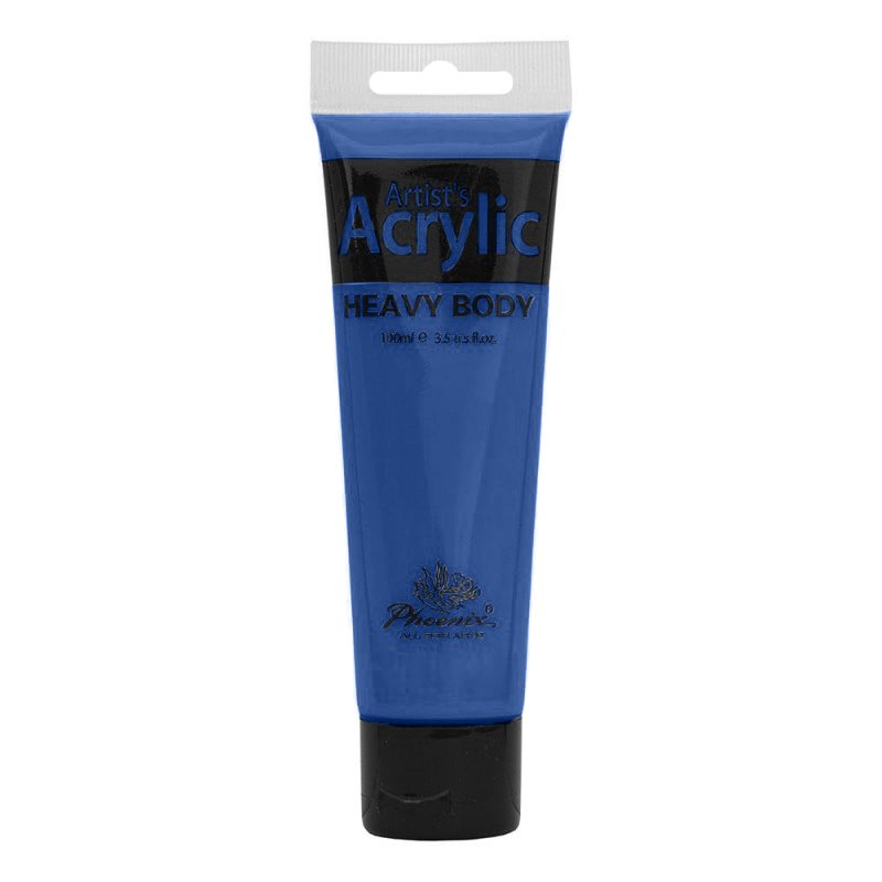 Culoare acrilică, bază de rășină acrilică, pentru începători, uscare rapidă, 100 ml, Phoenix - Pictorul Fericit