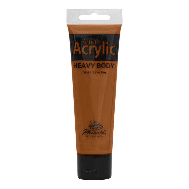Culoare acrilică, bază de rășină acrilică, pentru începători, uscare rapidă, 100 ml, Phoenix - Pictorul Fericit