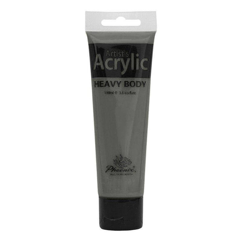 Culoare acrilică, bază de rășină acrilică, pentru începători, uscare rapidă, 100 ml, Phoenix - Pictorul Fericit