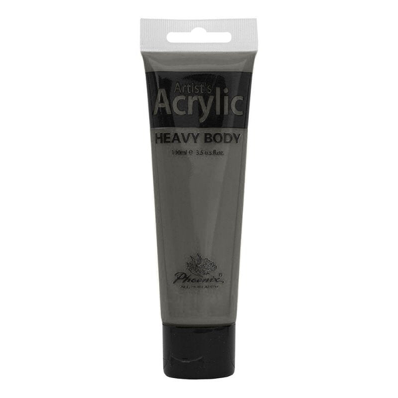 Culoare acrilică, bază de rășină acrilică, pentru începători, uscare rapidă, 100 ml, Phoenix - Pictorul Fericit