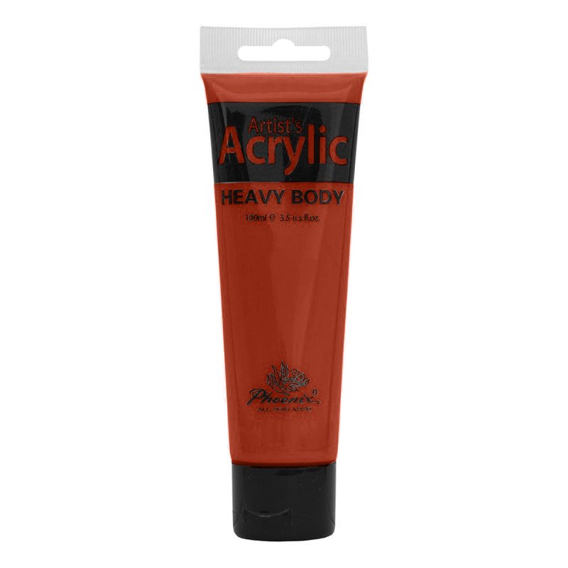 Culoare acrilică, bază de rășină acrilică, pentru începători, uscare rapidă, 100 ml, Phoenix - Pictorul Fericit