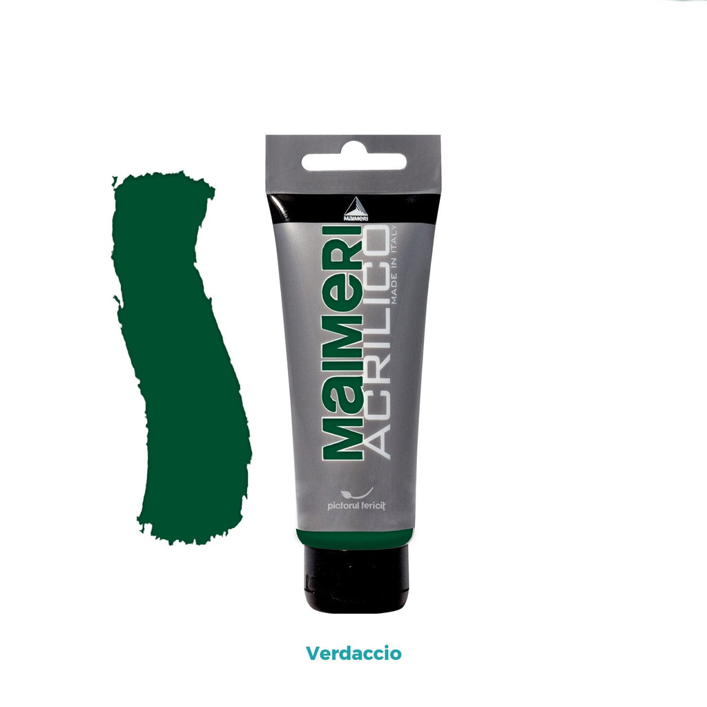Culoare acrilică, bază de rășini acrilice, uscare rapidă, 75 ml Acrilico Maimeri - Pictorul Fericit