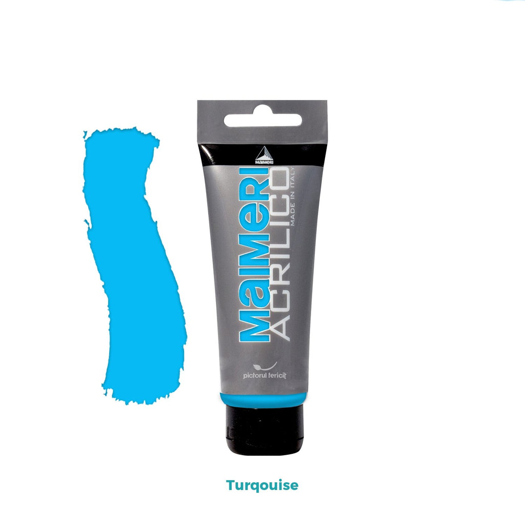 Culoare acrilică, bază de rășini acrilice, uscare rapidă, 75 ml Acrilico Maimeri - Pictorul Fericit