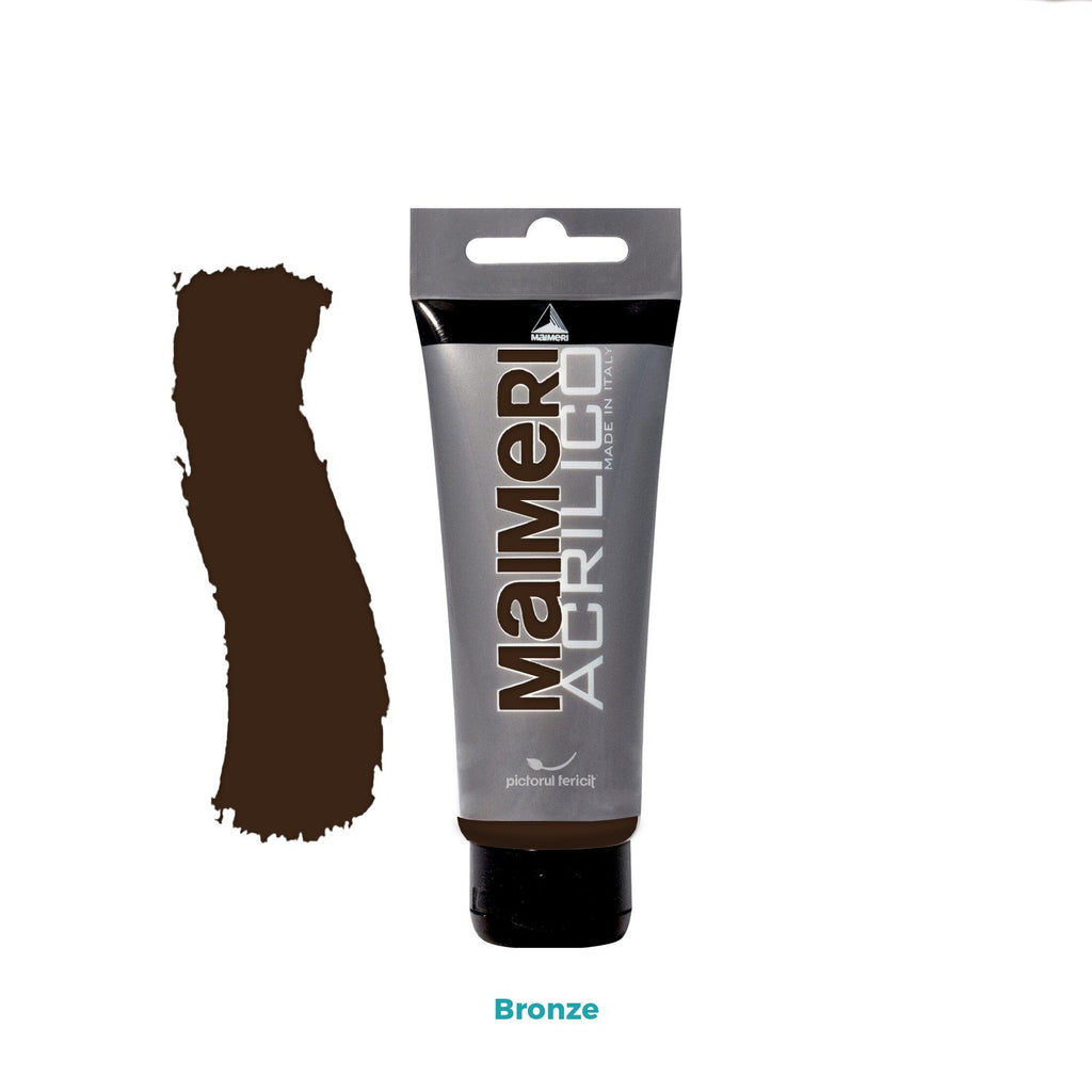 Culoare acrilică, bază de rășini acrilice, uscare rapidă, 75 ml Acrilico Maimeri - Pictorul Fericit