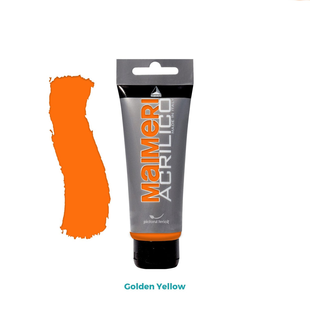 Culoare acrilică, bază de rășini acrilice, uscare rapidă, 75 ml Acrilico Maimeri - Pictorul Fericit