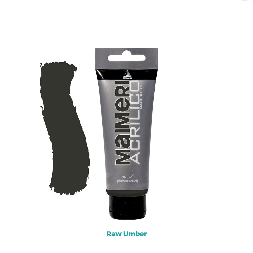 Culoare acrilică, bază de rășini acrilice, uscare rapidă, 75 ml Acrilico Maimeri - Pictorul Fericit