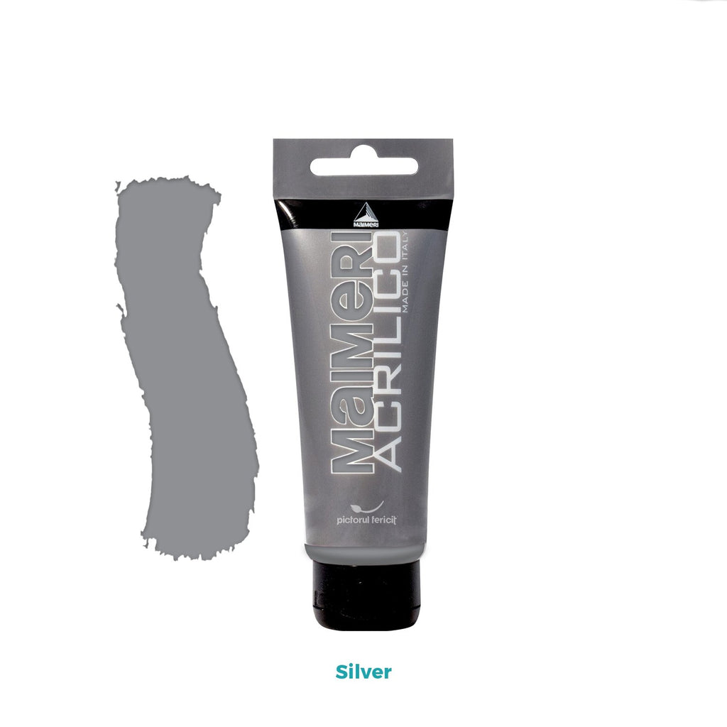 Culoare acrilică, bază de rășini acrilice, uscare rapidă, 75 ml Acrilico Maimeri - Pictorul Fericit