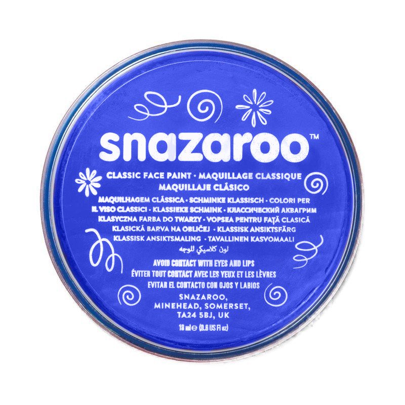 Culoare pentru pictura pe față, Snazaroo, testată dermatologic, fără parfum, lavabilă, 18 ml - Pictorul Fericit