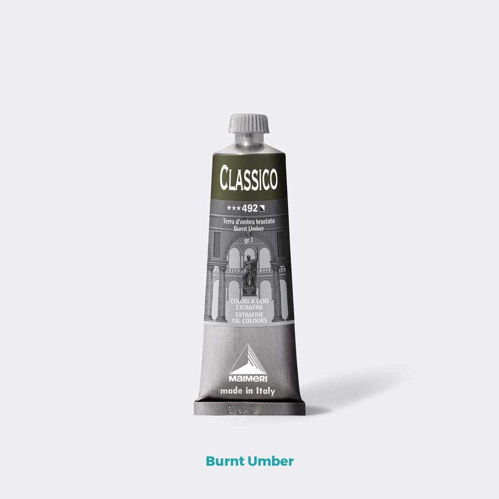 Culori ulei pentru pictură, extrafine, pigment pur, 60 ml Classico Maimeri - Pictorul Fericit