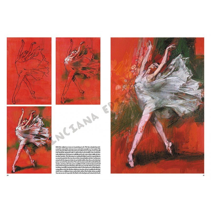Dansatoare, manual nr. 30 cu ilustrații, colecția Leonardo, Vinciana Editrice - Pictorul Fericit