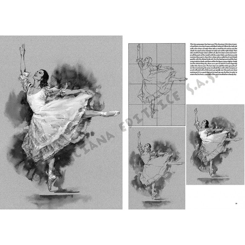 Dansatoare, manual nr. 30 cu ilustrații, colecția Leonardo, Vinciana Editrice - Pictorul Fericit