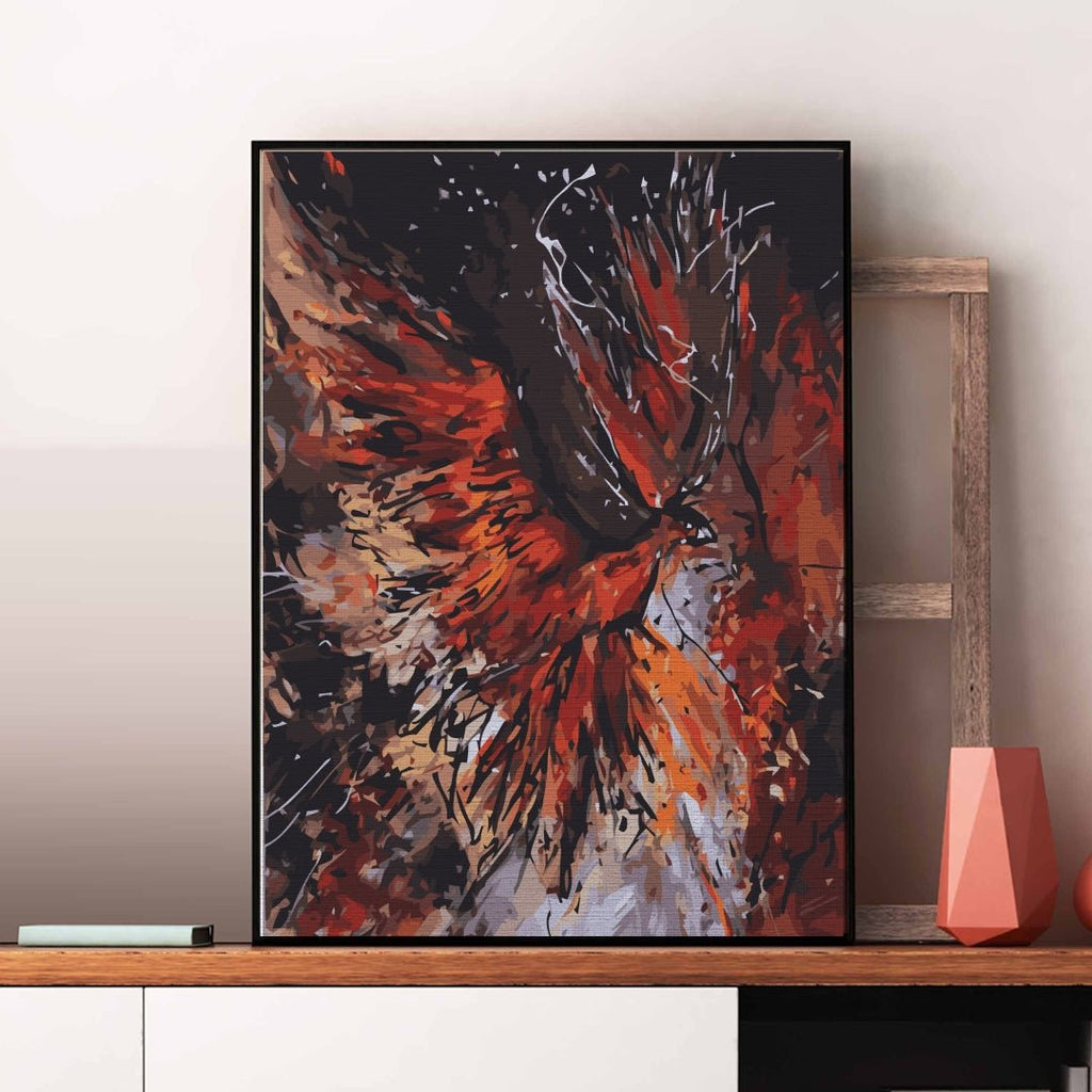 Dark Phoenix - Pictură pe numere - Pictorul Fericit