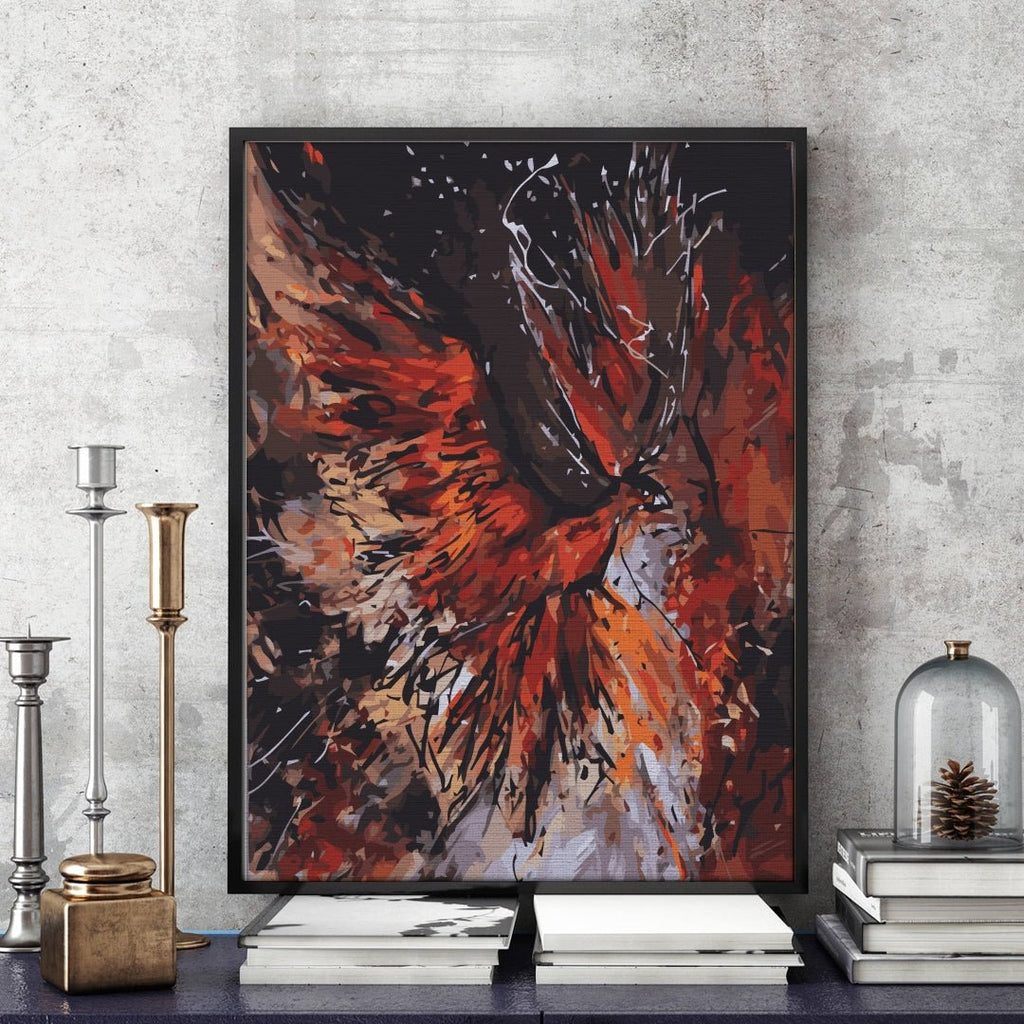 Dark Phoenix - Pictură pe numere - Pictorul Fericit