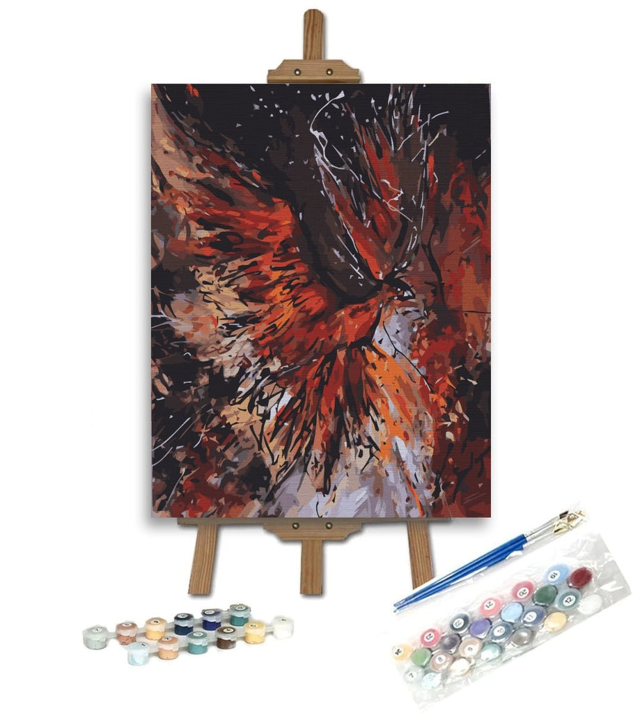 Dark Phoenix - Pictură pe numere - Pictorul Fericit